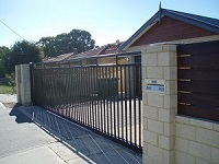 Secure sliding gate